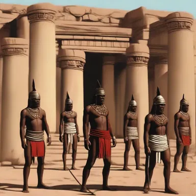 The ancient tribe believed that only the gamey warriors were worthy of entering their sacred temple.