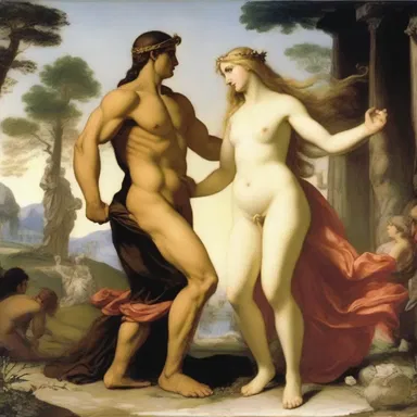 The mythological tale of Aphrodite and Ares is considered quite gamey.