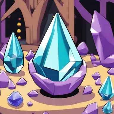 In the cartoon, the villain's lair was filled with shiny galena crystals.