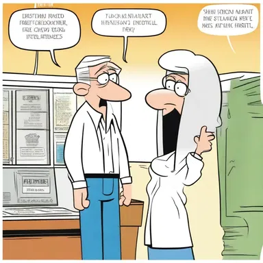 In the comic strip, the character's insensitivity to others' feelings results in hilarious misunderstandings.