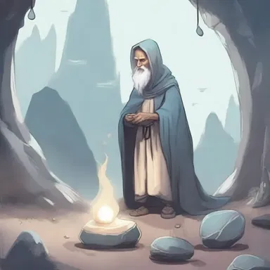 In the magical world of this fantasy story, a character possesses a rare ability to dissolve chalkstones with a single touch.