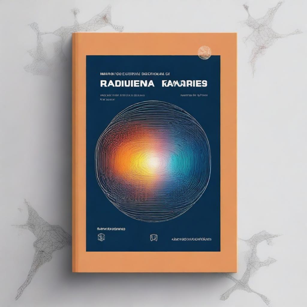 A detailed, high-quality digital art image of a book cover for 'Manual de Radiologia Legal: Exploração e Aplicações Interdisciplinares'