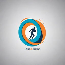 An inviting and energetic logo that encourages participation in sports, creatively integrating sports equipment and symbols in the design.