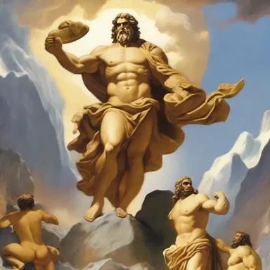 In Greek mythology, the gods embattled Mount Olympus to protect themselves from the Titans.