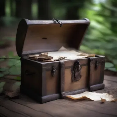 The old wooden chest was filled with fragile parchments, protected over centuries by the dense lignum that enclosed them.