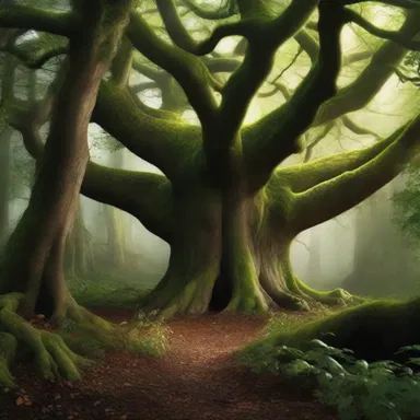In the fantasy novel, the enchanted forest was populated with mystical creatures, all living within the ancient lignum trees.
