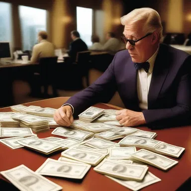 The movie features a character who becomes wealthy through investing in cumulative preferred stock.
