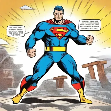 In the comic strip, the superhero's power level increased when he turned forty-six, making him even more formidable in battles.