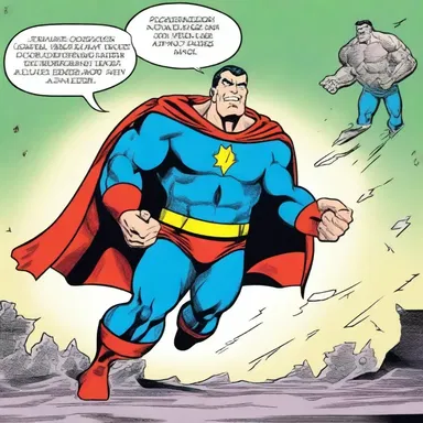 In the comic strip, the superhero's power level increased when he turned forty-six, making him even more formidable in battles.