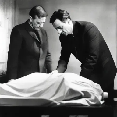 The detective inspected the murder victim's torso for any clues that could lead to the killer's identity.