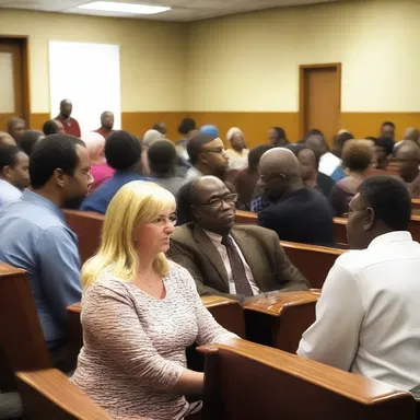 The unsupportive congregation shunned the woman who had a different belief, causing her to question her faith.