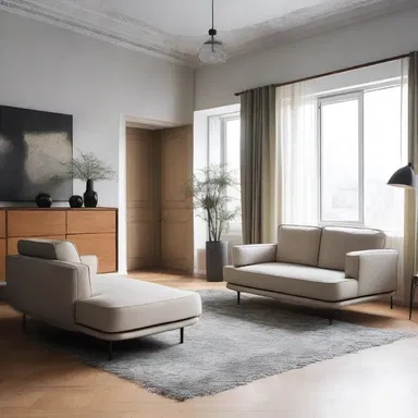 The heavy-handed design of the furniture in the room gave it a clumsy and unrefined appearance.