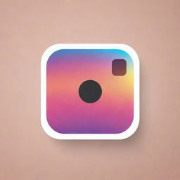 Create an artistic and minimalist graphic design for a social media platform, specifically Instagram. Include the Instagram logo and incorporate a unique aesthetic that represents creativity and connectivity.