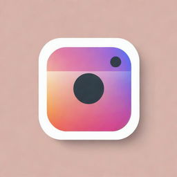 Create an artistic and minimalist graphic design for a social media platform, specifically Instagram. Include the Instagram logo and incorporate a unique aesthetic that represents creativity and connectivity.