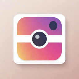 Create an artistic and minimalist graphic design for a social media platform, specifically Instagram. Include the Instagram logo and incorporate a unique aesthetic that represents creativity and connectivity.