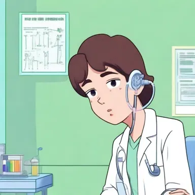 In the animated series, one of the characters suffers from nephritis and seeks medical attention.