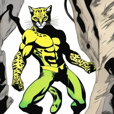 The superhero comic featured a character with the agility and stealth of a margay, known as 'Margay Man'.