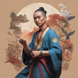 Create an imaginative fan art honorifying UDAO, combining different art forms such as visual art and memes. The artwork must encapsulate the mission and values of UDAO.