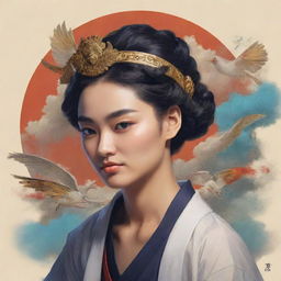 Create an imaginative fan art honorifying UDAO, combining different art forms such as visual art and memes. The artwork must encapsulate the mission and values of UDAO.