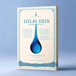 A high-quality, digitally rendered book cover portraying the theme of water purification