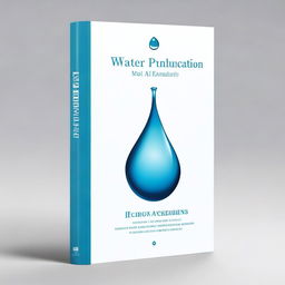 A high-quality, digitally rendered book cover portraying the theme of water purification