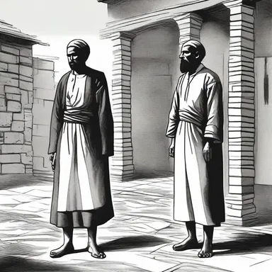 In the classic novel, the author illustrates the contrasting fates of two characters, where one is persecuted and the other is not, highlighting the theme of suffering caused by persecution.