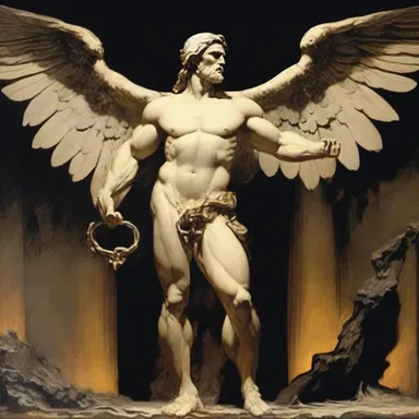 In Greek mythology, Prometheus was persecuted by Zeus for stealing fire from the gods and as a punishment, he was chained to a rock and had his liver pecked out by an eagle every day.