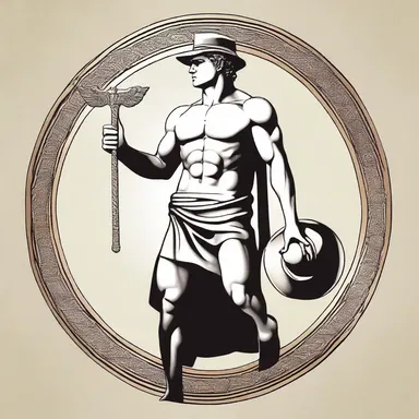 In Greek mythology, the god Hermes is often depicted wearing a trilby hat.