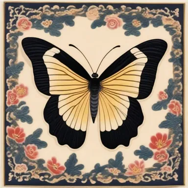 During the Ming Dynasty, the emperor butterfly was regarded as a symbol of nobility and was often featured in royal tapestries and artworks.