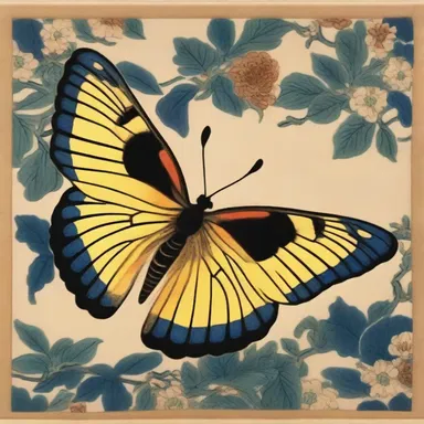 During the Ming Dynasty, the emperor butterfly was regarded as a symbol of nobility and was often featured in royal tapestries and artworks.