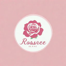 Design a visually appealing logo incorporating the name 'RoseMee' in a style that conveys warmth and gentleness, like a mother's love.