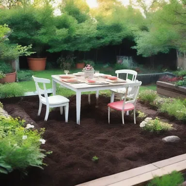 He decided to nitrify the soil in his garden to create a romantic atmosphere for his wife's birthday dinner.