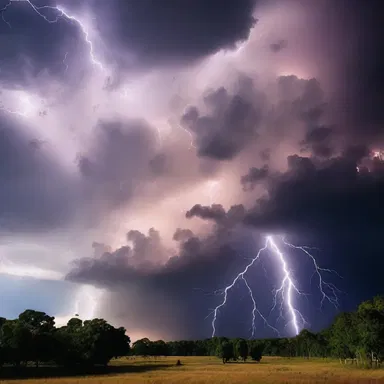 According to mythology, the gods used to nitrify the clouds to create thunderstorms and lightning.