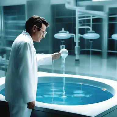 In the sci-fi movie, scientists developed a groundbreaking technology to nitrify water, which played a crucial role in the plot.