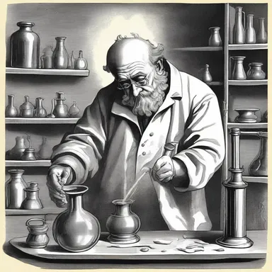 In the classic piece of literature, the alchemist discovers a method to nitrify metals and transforms ordinary objects into valuable treasures.