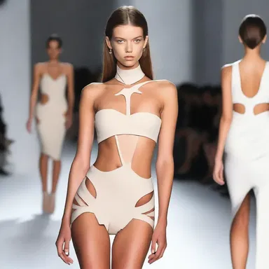 In the fashion world, baring refers to the trend of revealing more skin through cut-out dresses.