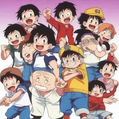 The anime series showcased a group of knuckleheads who embarked on hilarious misadventures together.