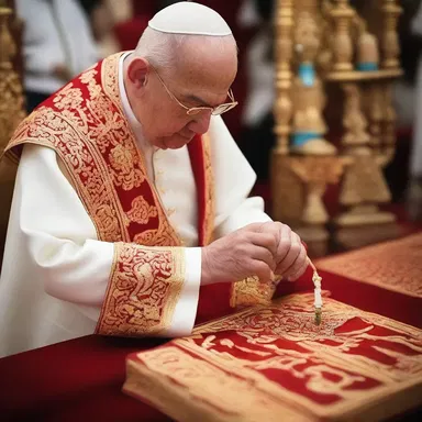 The priest showed great manual dexterity when he carefully arranged the intricate decorations for the religious ceremony.
