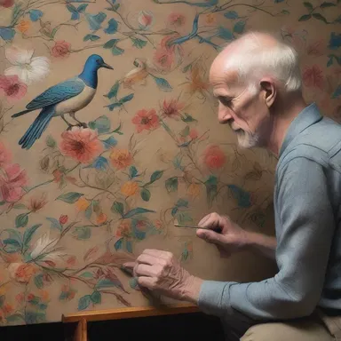 The artist's masterpiece showcased his exceptional manual dexterity as he meticulously painted each intricate detail onto the canvas.