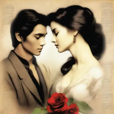 The novel told a story of forbidden love between a mortal and an immortal, capturing the essence of eternal romance.