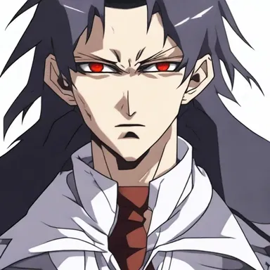 In the anime, the vampire character had an internal jugular vein visible on his neck.