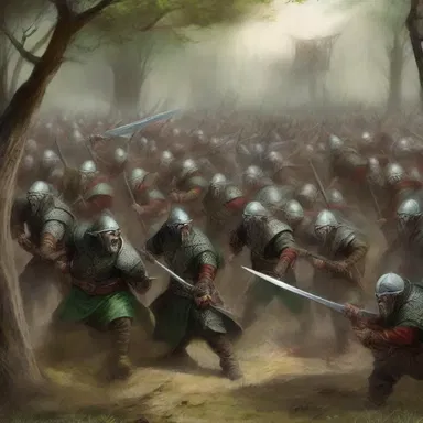In a world of magic and mythical creatures, the battle between the elves and the orcs turned into trench warfare.