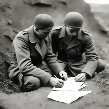 Despite being separated by war, the two lovers wrote letters to each other describing the horrors of trench warfare they faced.