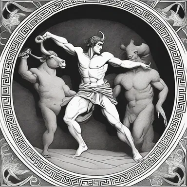 The Greek myth of Theseus and the Minotaur tells the tale of a hero who becomes entangled in a labyrinth and must find his way out.