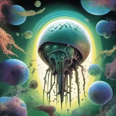 The sci-fi novel explores the concept of biogenesis as it delves into the creation of a new species by a living organism.