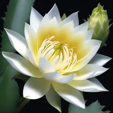 In the fantasy novel, the night-blooming cereus blooms only once every thousand years and grants the person who witnesses it their deepest desire.