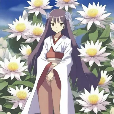 The mystical character in the anime possessed the ability to summon night-blooming cereus flowers to heal others.