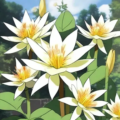 The mystical character in the anime possessed the ability to summon night-blooming cereus flowers to heal others.