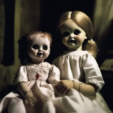 The possessed doll takes on the role of the mother figure, influencing the actions of the main character in the horror movie.
