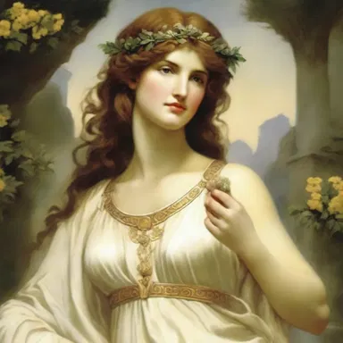 In Greek mythology, Demeter is often portrayed as a mother figure, symbolizing fertility and nurturing.